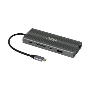 DOCKING TYPE C MULTIPORT 12IN1 USB+HDMI+VGA+LAN+DP+AUDIO+SD ADJ