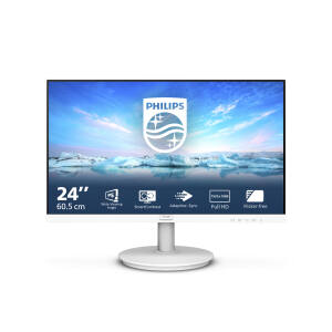MON 23,6VA MM VGA HDMI 4MS BIANCO PHILIPS 241V8AW/00 16:9 3000:1