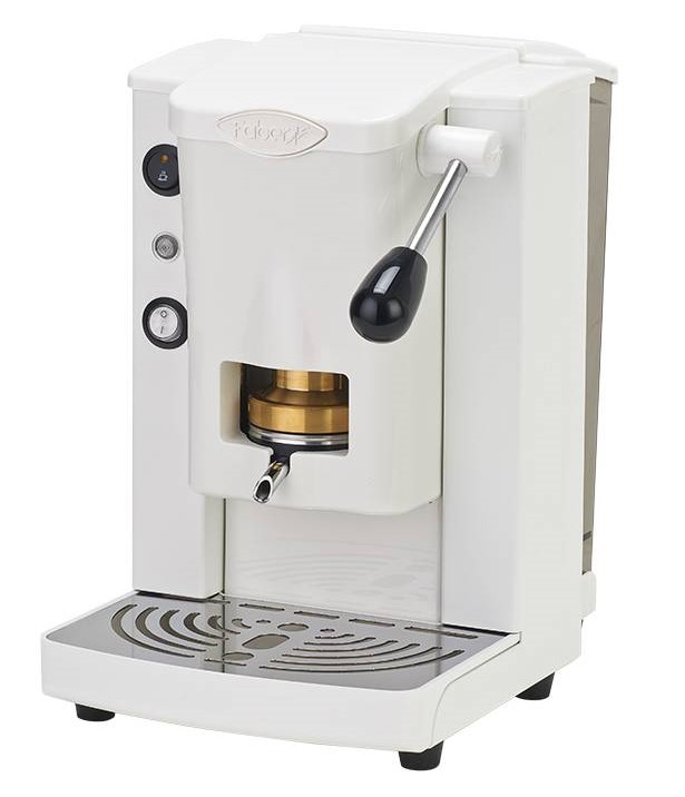 MACCHINA PER CIALDE FABER SLOT BRAS BIANCO PRESSACIALTE OTTONE ESE44