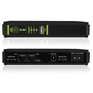 UPS DC 5V/9V/12V POE 24V/48V ERA PLUS TOGETHER ON MODEM/ROUTER/VOIP