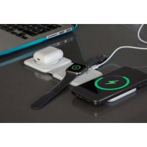 TAP 3IN1 15W COMPAT.MAGSAFE WHITE DUDUU FOLDE COMPAT.MAGSAFE WHITE