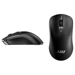 MOUSE WIRLESS RICARICABILE TYPE C 1600 DPI 3 TASTI PLUG&PLAY BK ADJ