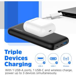 POWER BANK 10000MAH ULTIMATE WIRELESS