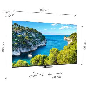 TV 75 THOMSON 4K  SMART UHD T2/C2S2 GOOGLE TV FRAMELESS PIEDE