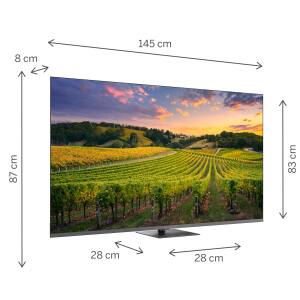 TV 65 THOMSON UHD  SMART 4K QLE T2/C2S2 GOOGLE TV PIEDE