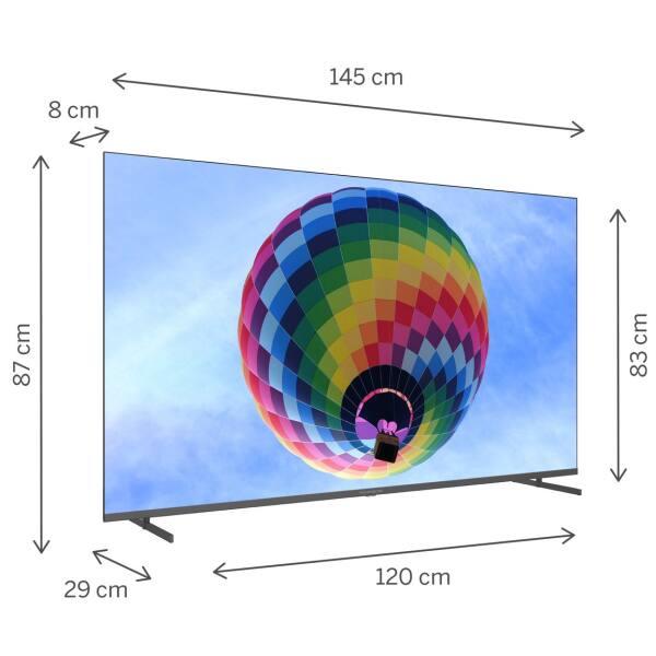 TV 65 THOMSON UHD  SMART 4K QLE T2/C2S2 GOOGLE TV