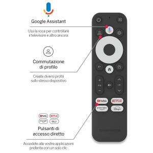 THOMSON-STREAMING-STICK-140G 2/8GB ANDROID 12 GOOGLE AMAZON PRIME 4K