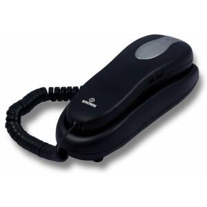 TELEFONO FISSO BRONDI NEMO NERO TASTIERA INTEGRATA/10 NUMERI MEMORI