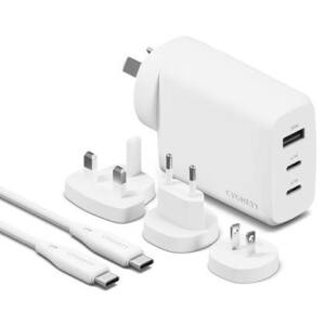 CARICATORE DA VIAGGIO 67W CON ADAT US,AU,UK,EU   USB-C CABLE