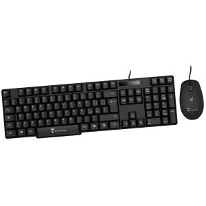 TASTIERA E MOUSE USB BLACK TECHMADE TM-KB828+M102