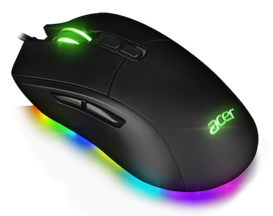 MOUSE USB GAMING ACER STARLIGHT-GM1 000 7TASTI 10000DPI 100IPS 10LED