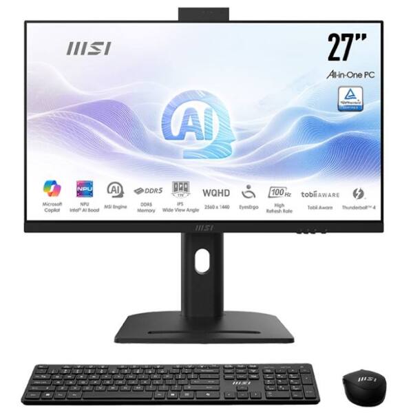 AIO 27 ULTRA 7 32G 1TB 2K W11P BK U7-155U IPS MODERN BLACK WQHD 2Y