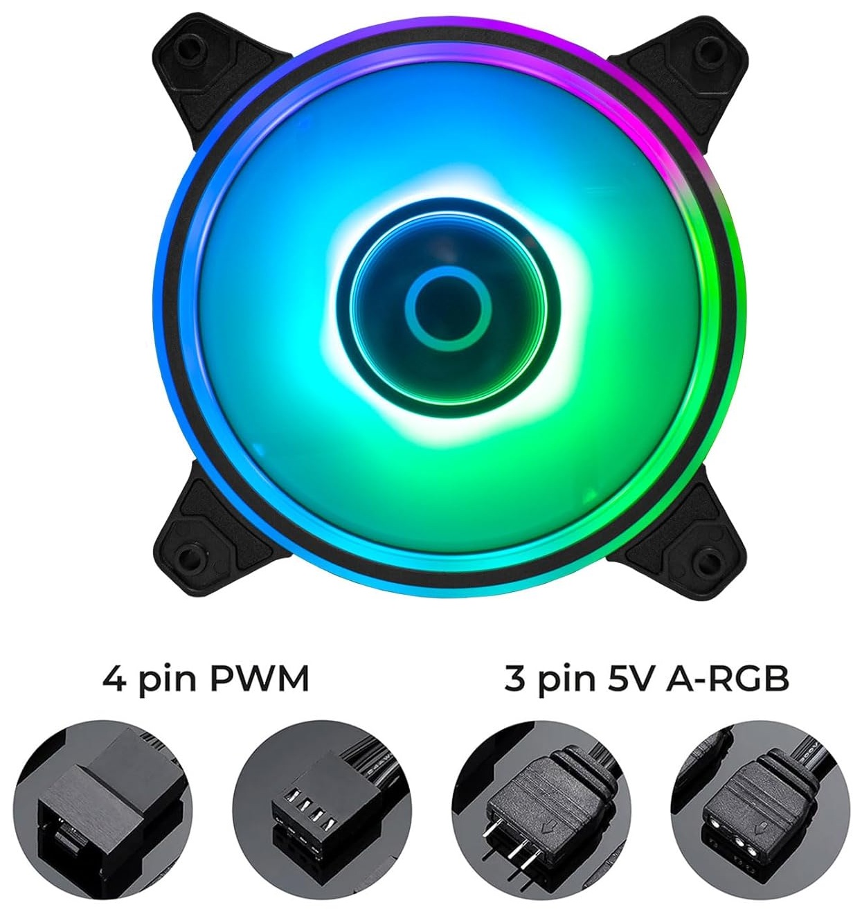 VENTOLA MIRA 120 1FAN 1100RPM HALO 1100RPM 3FAN + ANTIVIBRATION