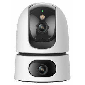 CAMERA DOME 5MP+5MP PTZ SIRENA FARO 3.6MM/IR15/MSD/WIFI6/FC/IMOU SENSE