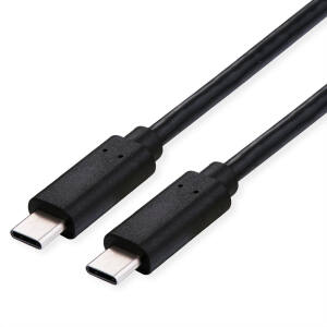 CAVO USB 4 C-C 2MT M/M BK 100W CONTATTI DORATI PD 20V/5A 20GBIT/S