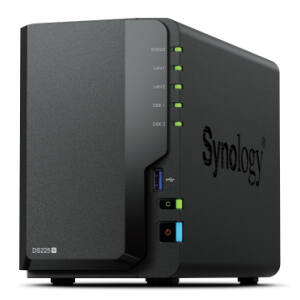NAS SYNOLOGY DS225+ N.2 HAT3300-4T