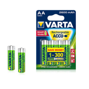 BATTERIA STILO AA RICARICABILE 2600MAH CONF.BLISTER 4PZ