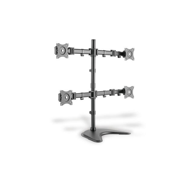 STAFFA TV/MONITOR DA TAVOLO APPOGGI DIMENSIONI DA 13 A 27 4 MONITOR