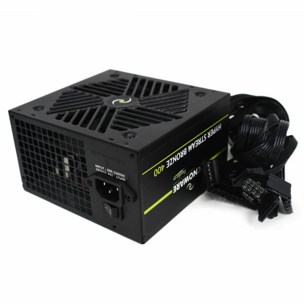 ALIMENTATORE 400W HYPER STREAM BRONZE 2*MOLEX 4*SATA HIGH EFF >85%