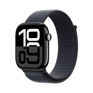 WATCH 10 46MM GPS JET NERO CASSA ALLUMINIO CON CINTURINO LOOP INCHIO