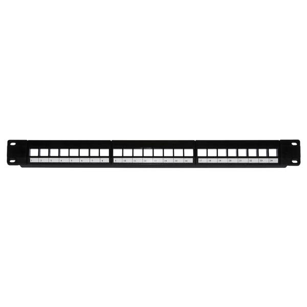 PATCH PANEL 24 PORTE 19 VUOTO NERO