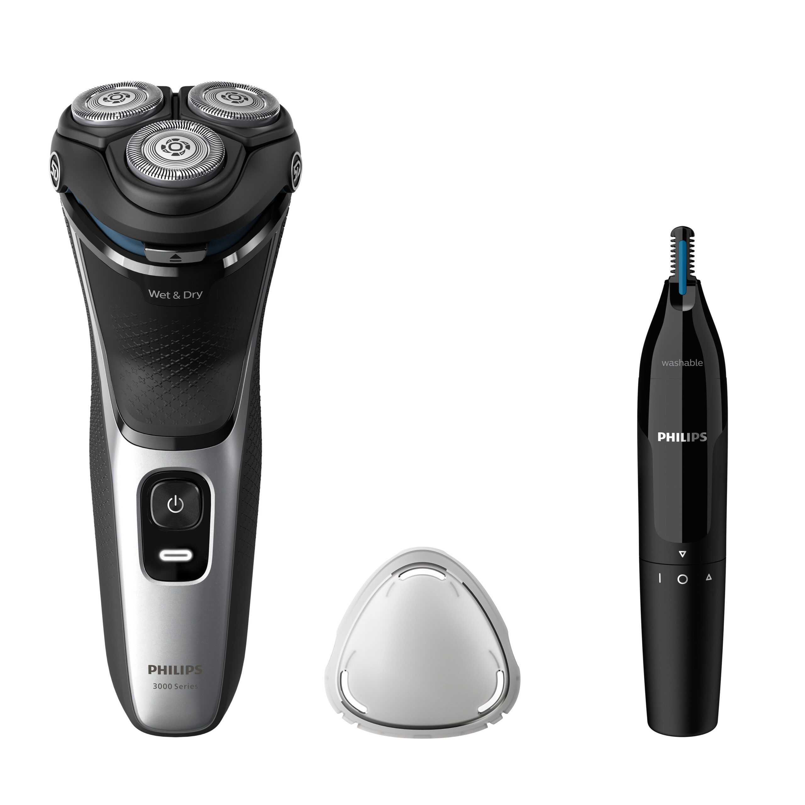 PHILIPS RASOIO ELETTRICO S3143/02 RICARICABILE 3 + RIFINITORE BUNDLE