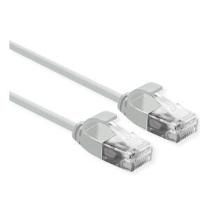 CAVO RETE UTP CAT.6A 2MT SLIM LSOH GRIGIO NO SCHERMATO PER DATA CENTER