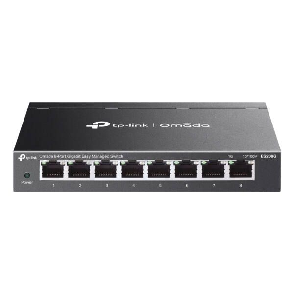 SWITCH OMADA 8-PORTGB EASY MANAGED 8XGB RJ45P DESKTOP STEEL INTEG SDN