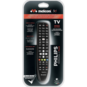 Telecomando Universale Meliconi PERSONAL4+ per TV Philips colore nero