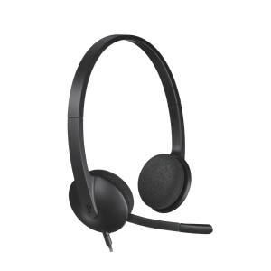 CUFFIA H340 LOGITECH USB BLACK