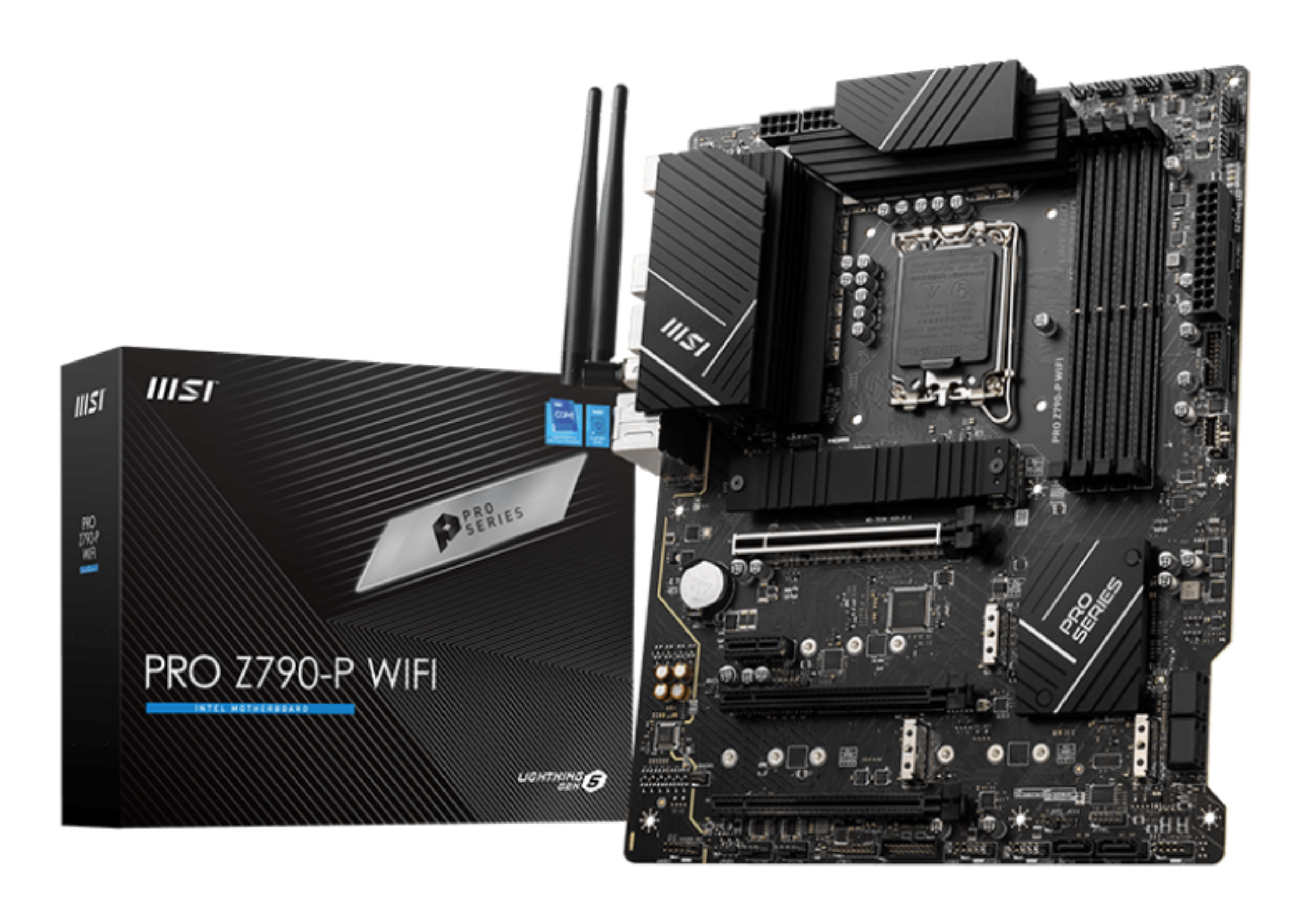 MB MSI PRO Z790-P WIFI DDR5 S1700 13GEN 4D5 6S3 M.2 U3 GBL RAID H/D