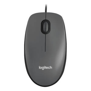 MOUSE M90 LOG BLACK CON FILO USB 910-001793 NERO