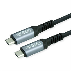CAVO USB 4 C-C 2MT M/M BK 240W CONTATTI DORATI PD 48V/5A 20GBIT/S